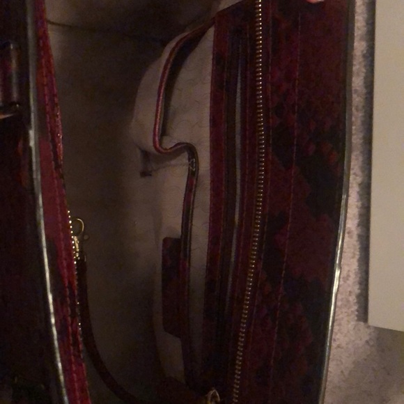 Michael Kors Collection Red Python Skin Leather - Picture 5 of 5